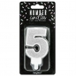 Preview: Number Candle - 5 - Silver